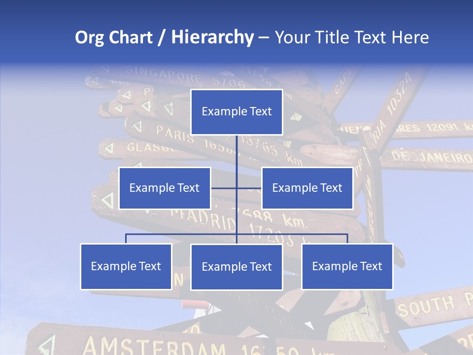 Tour Position Direction PowerPoint Template