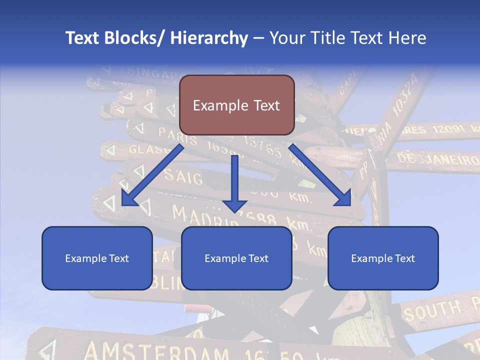 Tour Position Direction PowerPoint Template