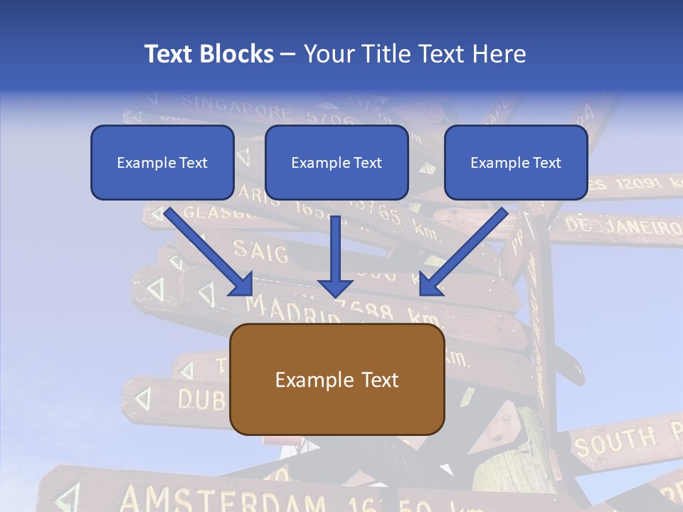 Tour Position Direction PowerPoint Template