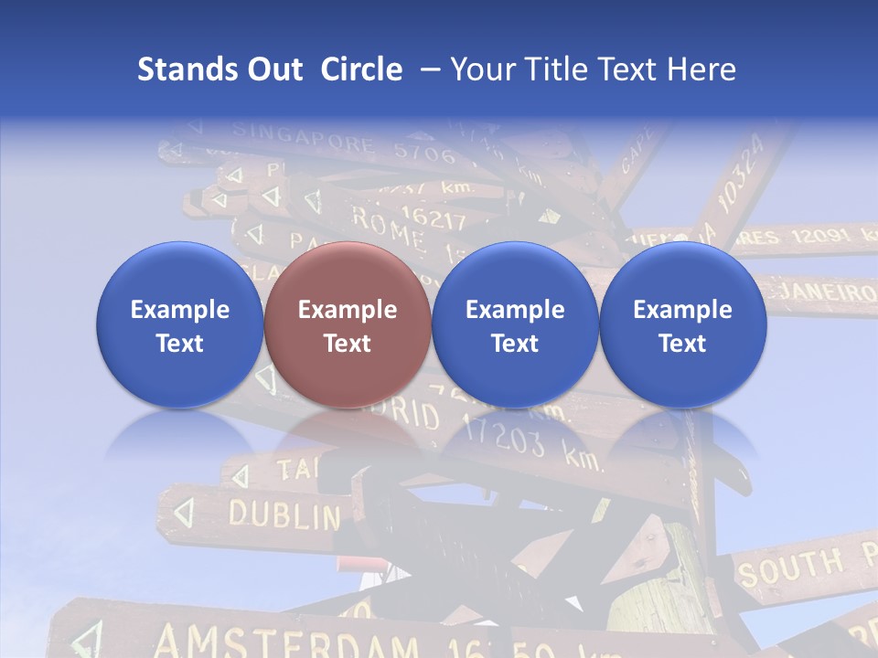 Tour Position Direction PowerPoint Template