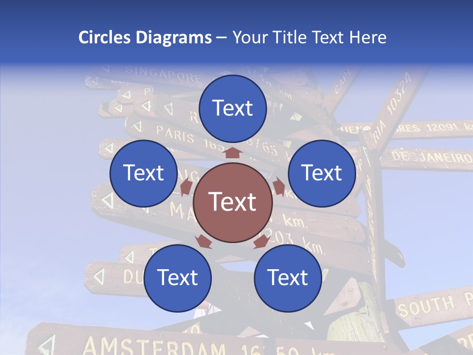 Tour Position Direction PowerPoint Template