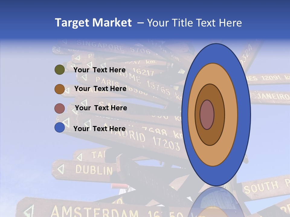 Tour Position Direction PowerPoint Template