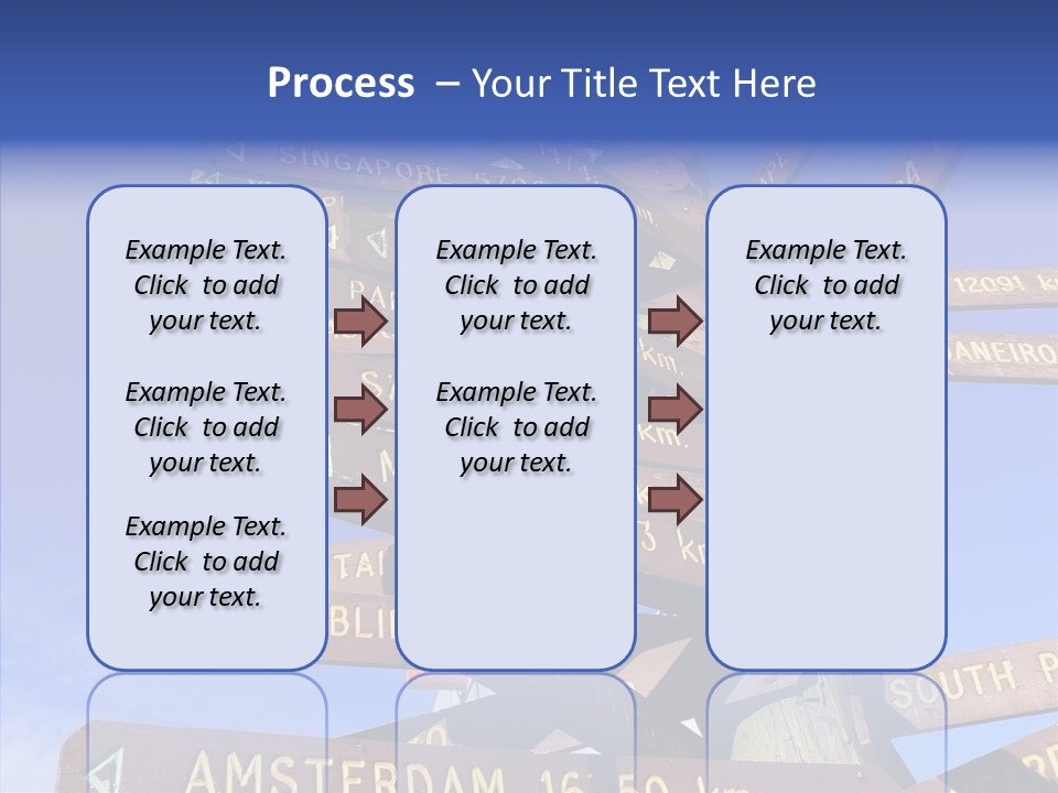 Tour Position Direction PowerPoint Template