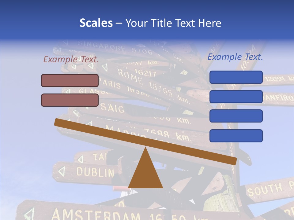 Tour Position Direction PowerPoint Template