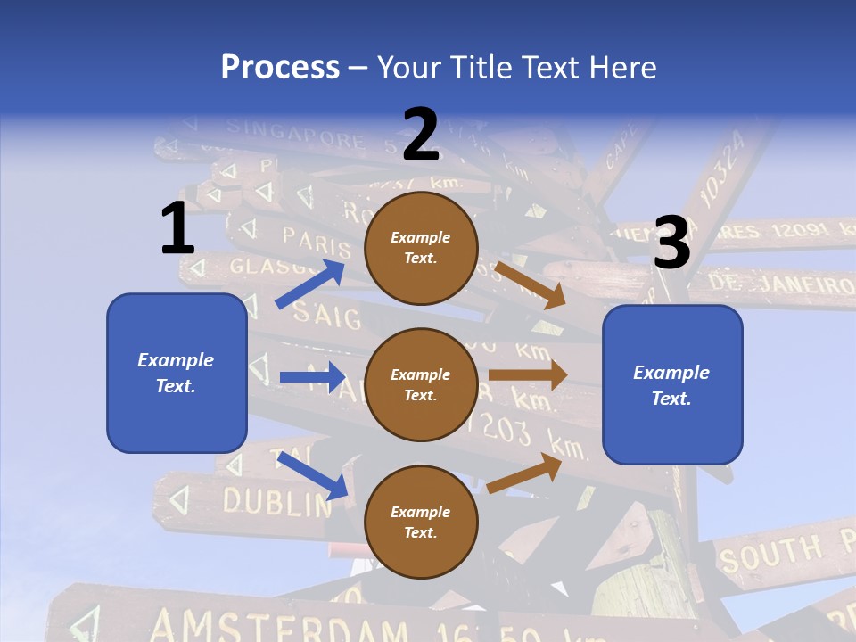Tour Position Direction PowerPoint Template