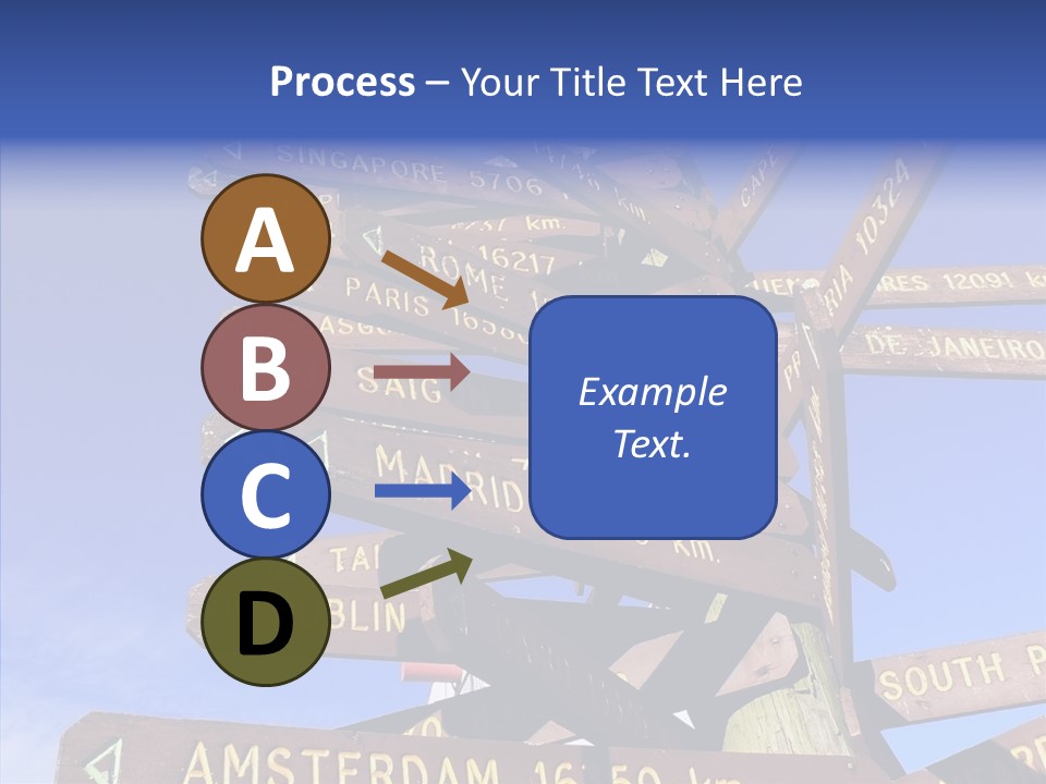 Tour Position Direction PowerPoint Template
