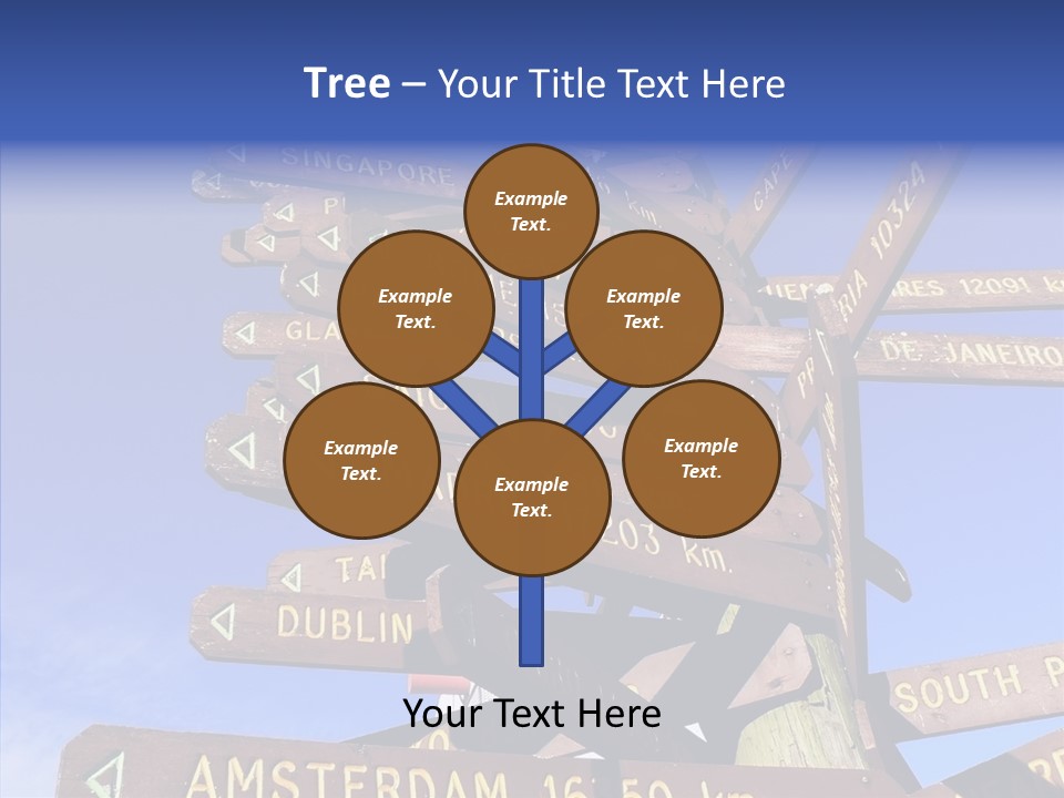 Tour Position Direction PowerPoint Template