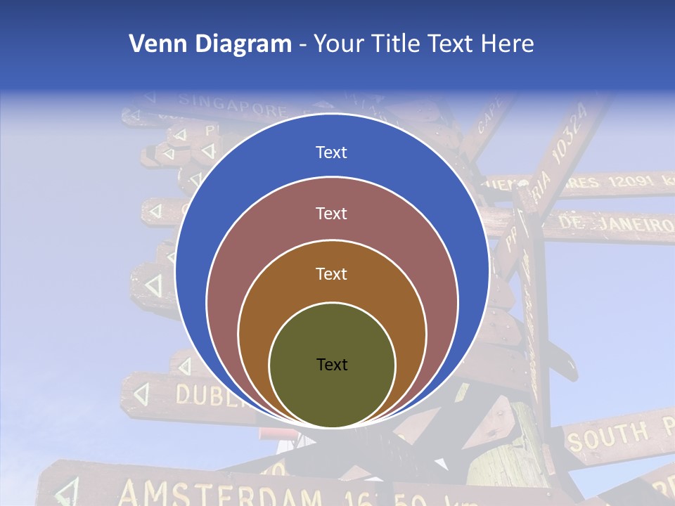 Tour Position Direction PowerPoint Template