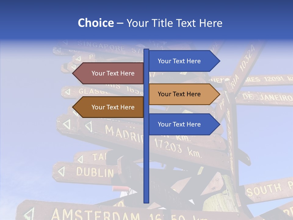 Tour Position Direction PowerPoint Template
