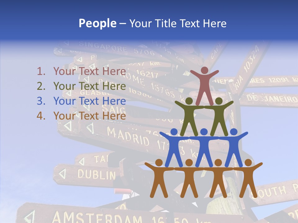 Tour Position Direction PowerPoint Template