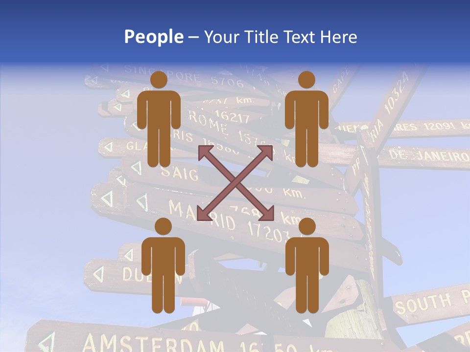 Tour Position Direction PowerPoint Template