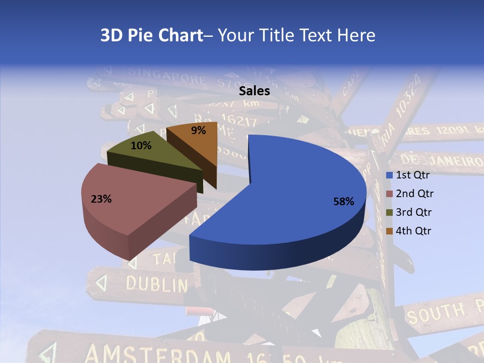 Tour Position Direction PowerPoint Template