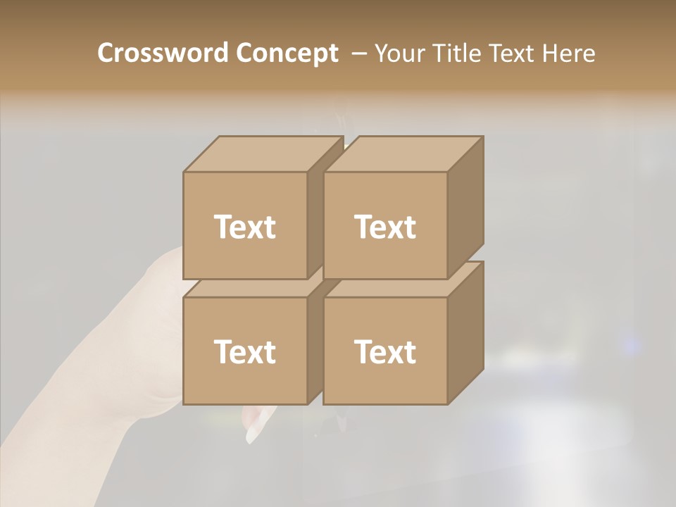 A Person Pushing A Button On A Touch Screen PowerPoint Template