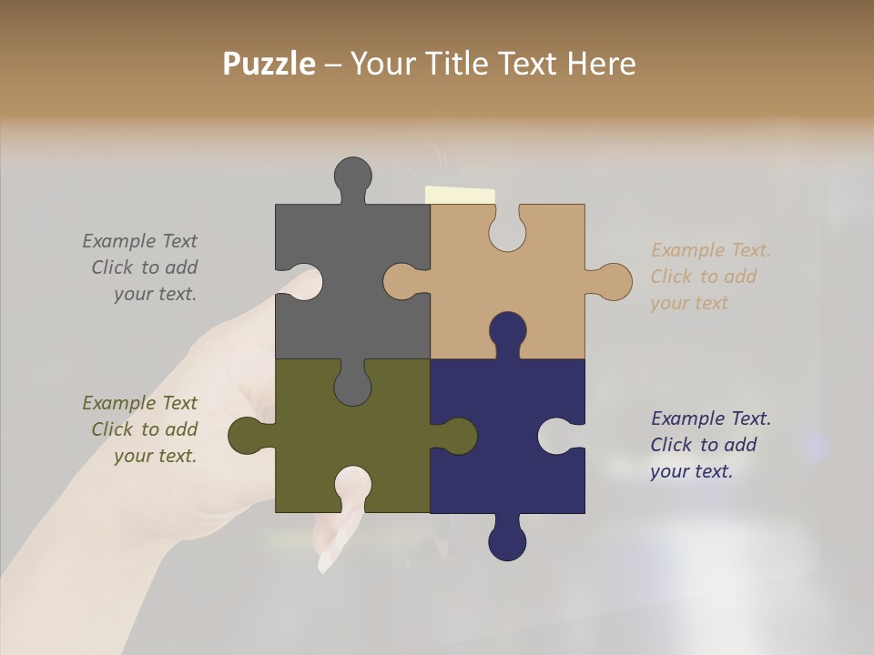A Person Pushing A Button On A Touch Screen PowerPoint Template