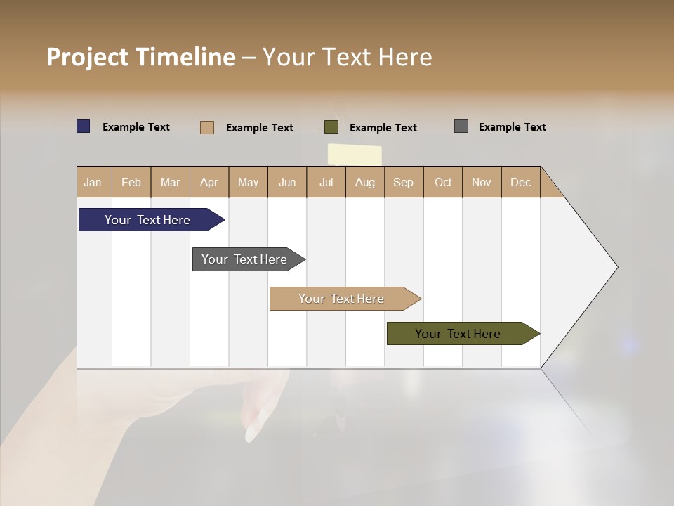 A Person Pushing A Button On A Touch Screen PowerPoint Template