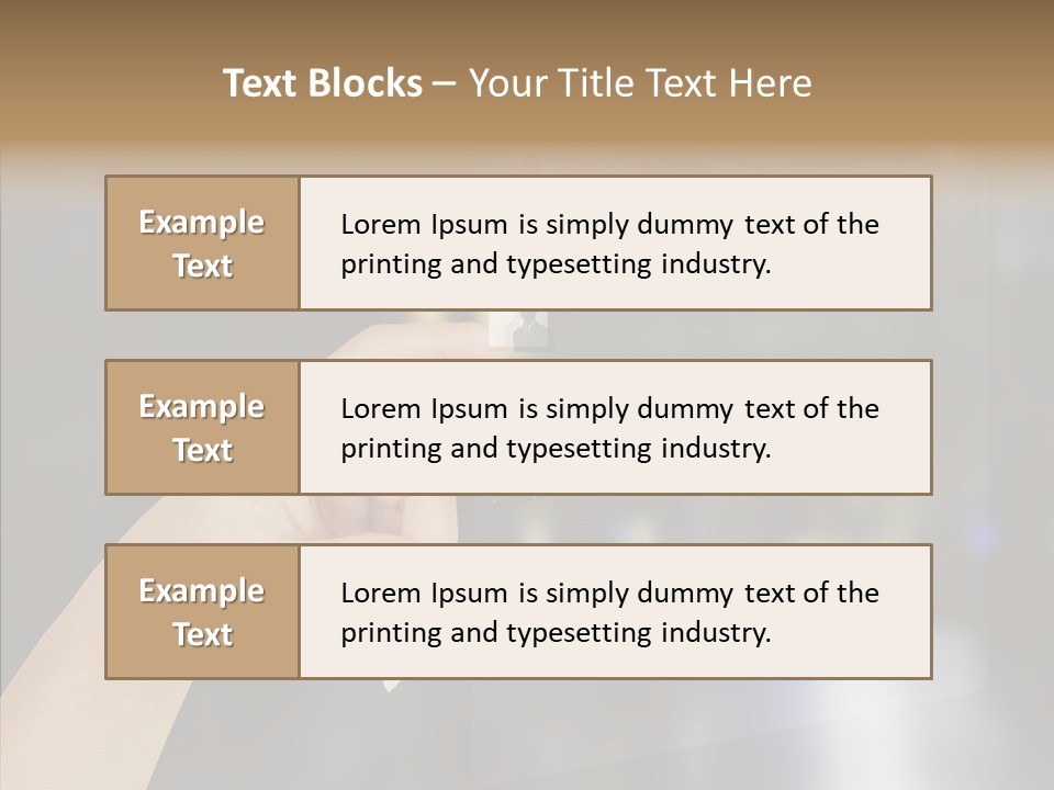 A Person Pushing A Button On A Touch Screen PowerPoint Template