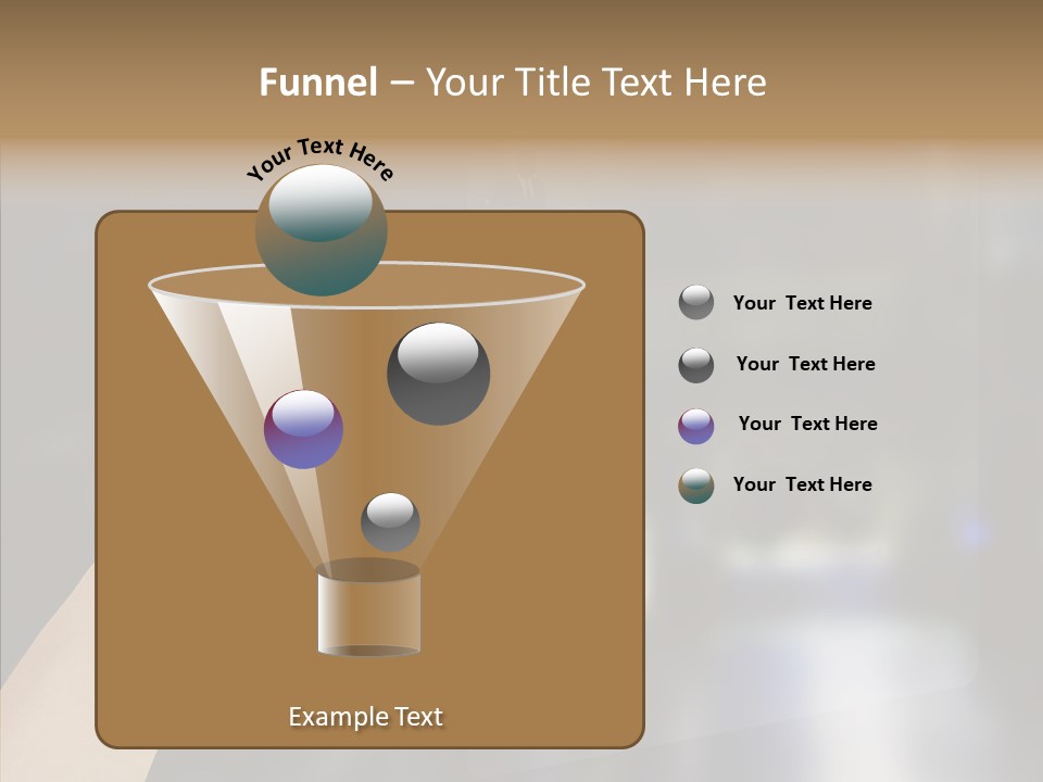 A Person Pushing A Button On A Touch Screen PowerPoint Template