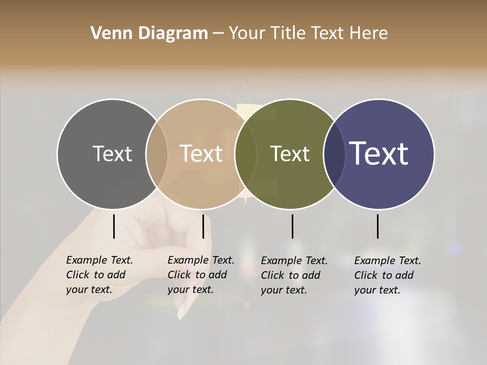 A Person Pushing A Button On A Touch Screen PowerPoint Template