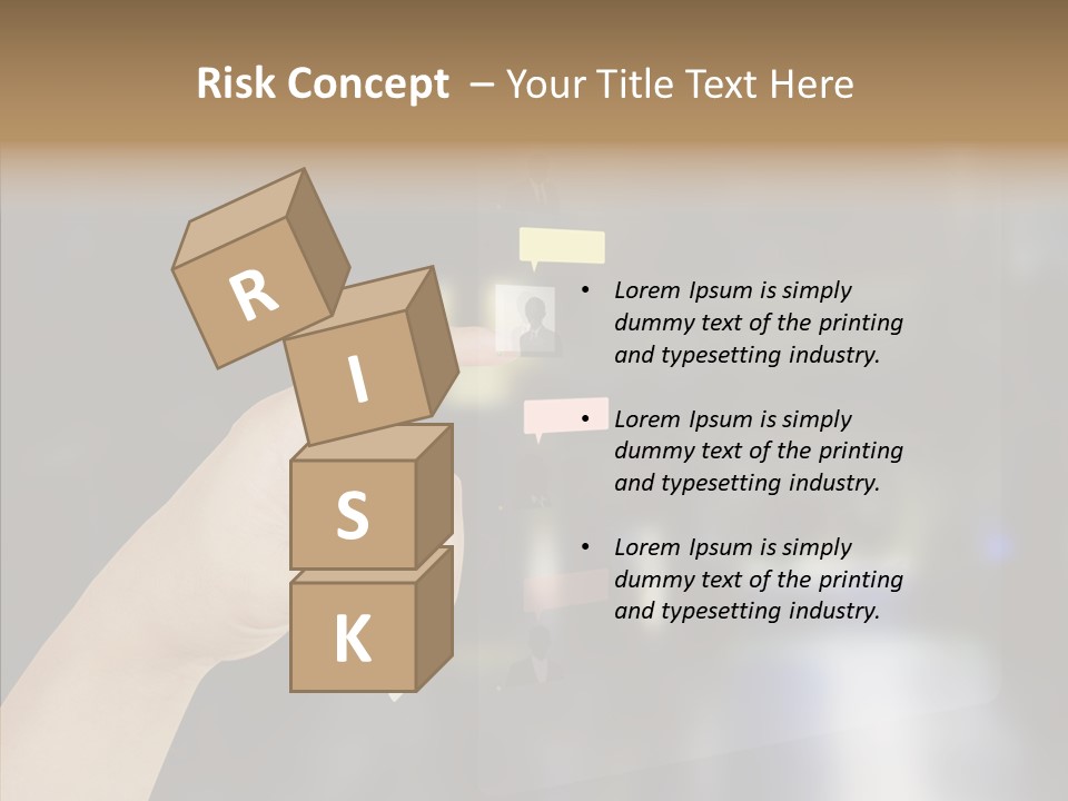 A Person Pushing A Button On A Touch Screen PowerPoint Template