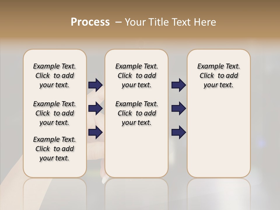 A Person Pushing A Button On A Touch Screen PowerPoint Template