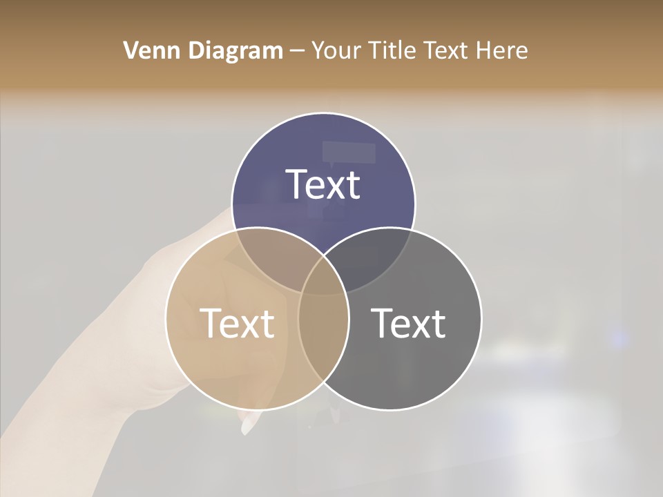 A Person Pushing A Button On A Touch Screen PowerPoint Template