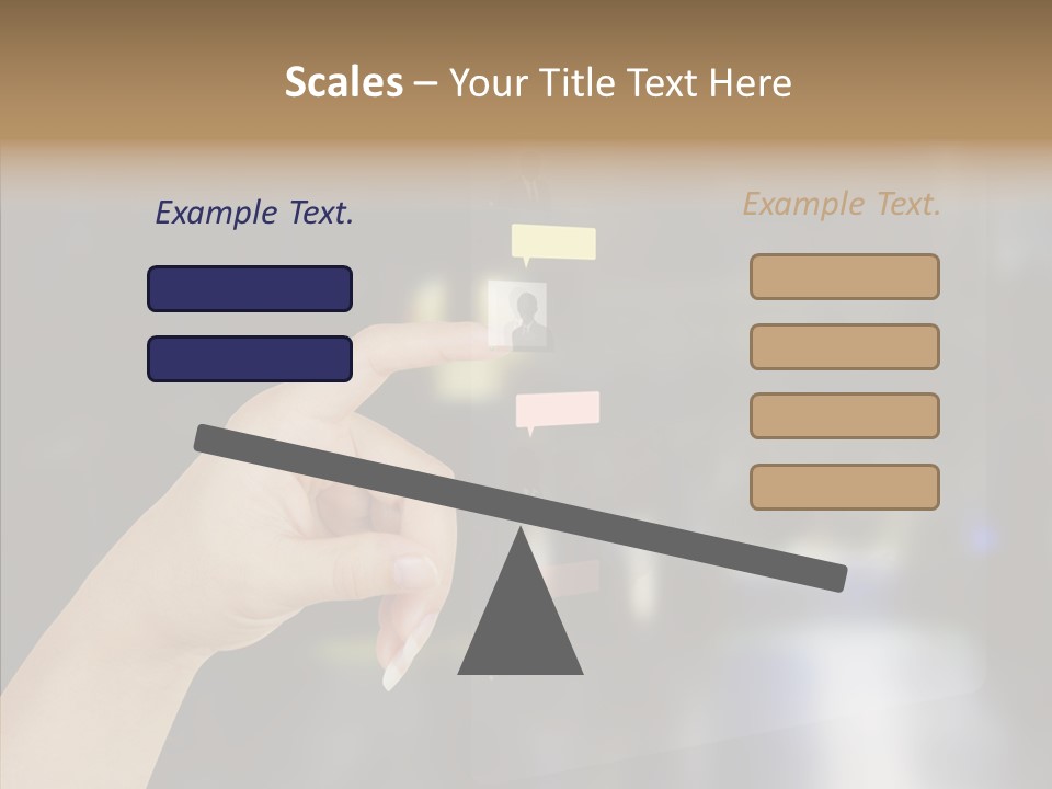 A Person Pushing A Button On A Touch Screen PowerPoint Template