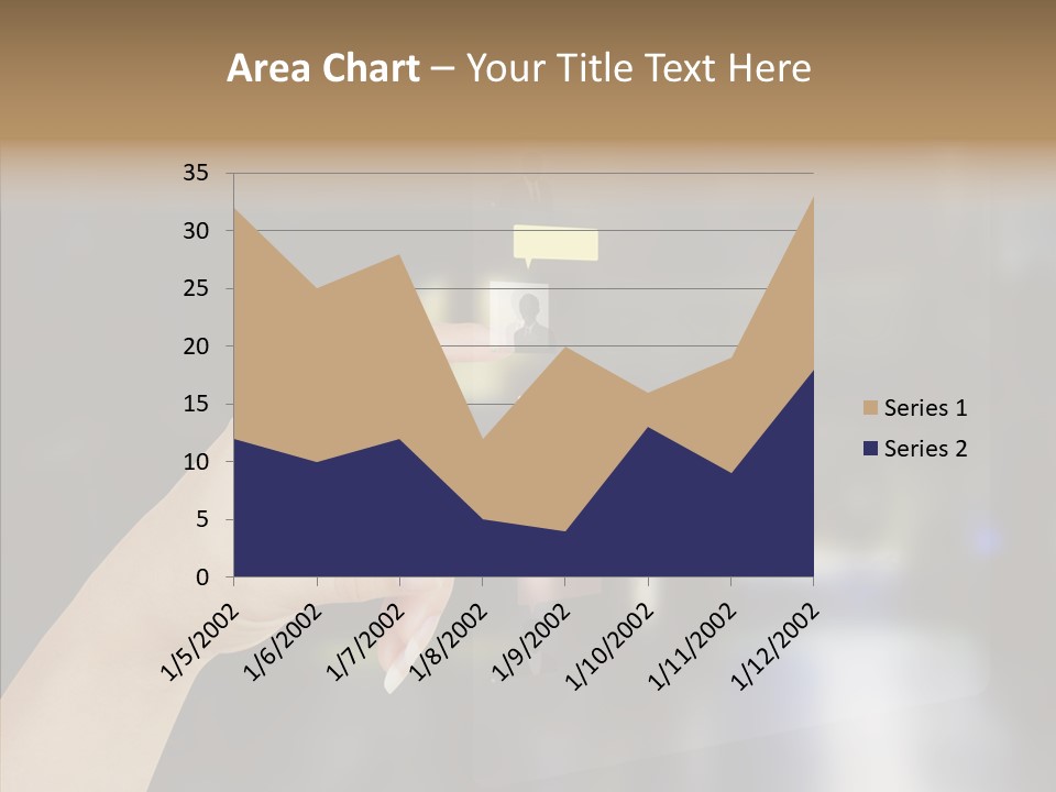 A Person Pushing A Button On A Touch Screen PowerPoint Template