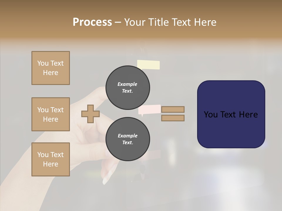 A Person Pushing A Button On A Touch Screen PowerPoint Template