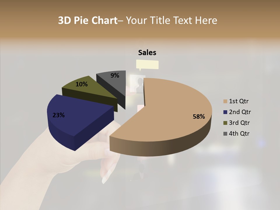 A Person Pushing A Button On A Touch Screen PowerPoint Template