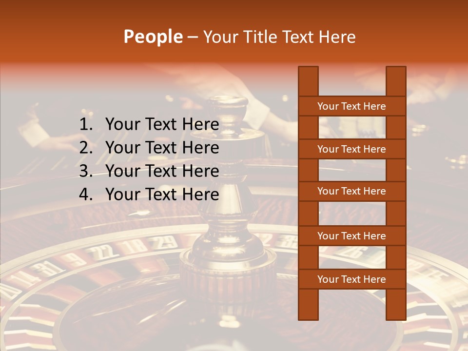 People Hand Nightlife PowerPoint Template