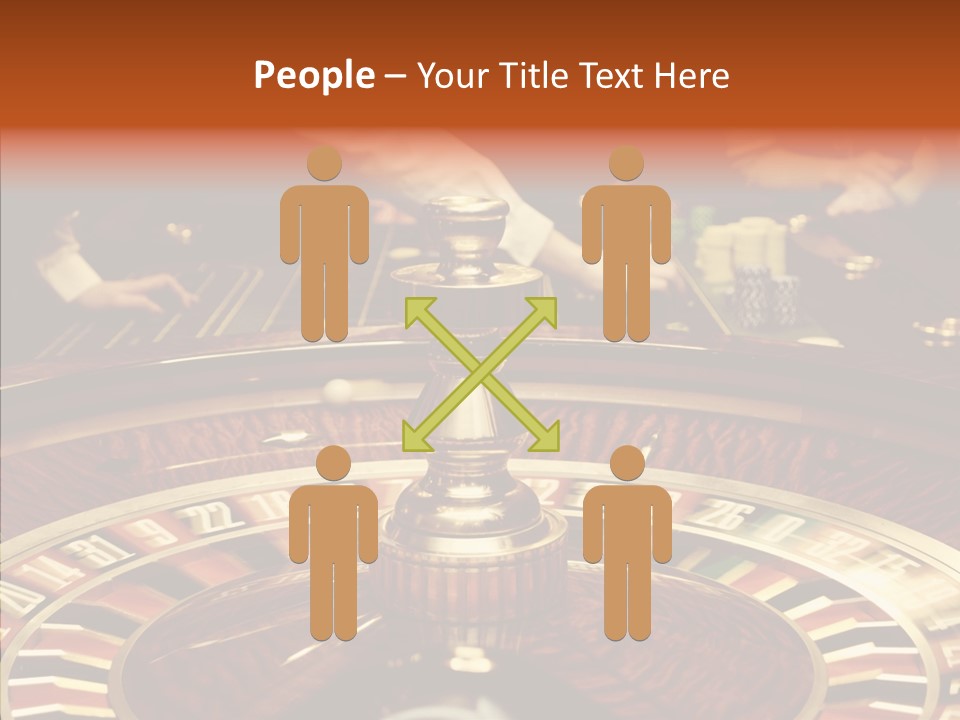 People Hand Nightlife PowerPoint Template