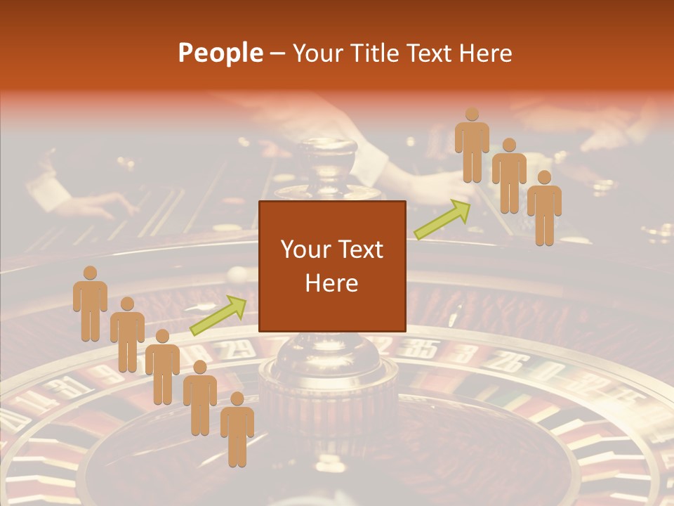 People Hand Nightlife PowerPoint Template