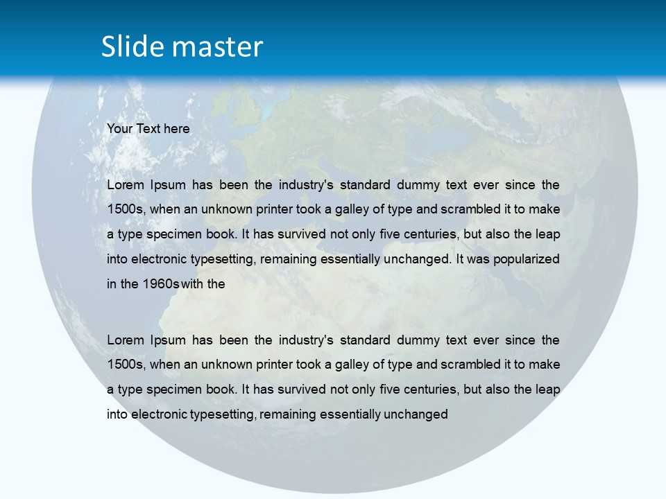 Ball Dimensional Greece PowerPoint Template