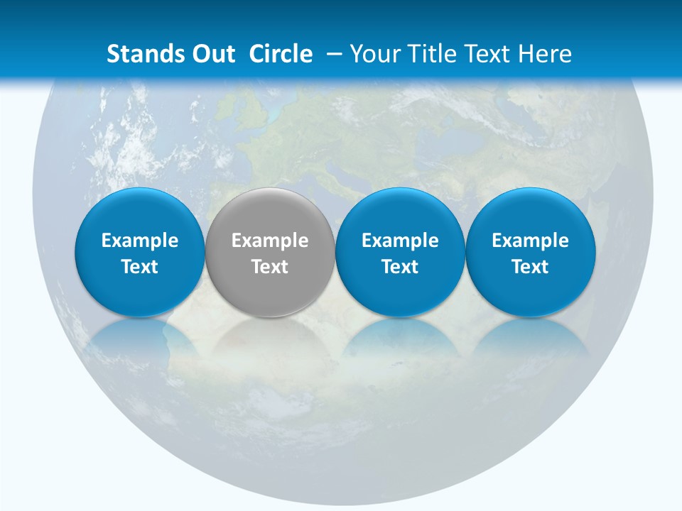 Ball Dimensional Greece PowerPoint Template