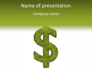 Campaign Slogan Ecological PowerPoint Template