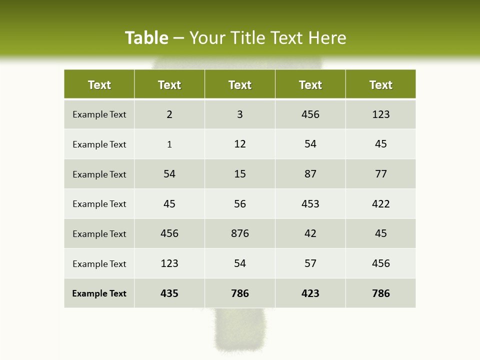 Campaign Slogan Ecological PowerPoint Template
