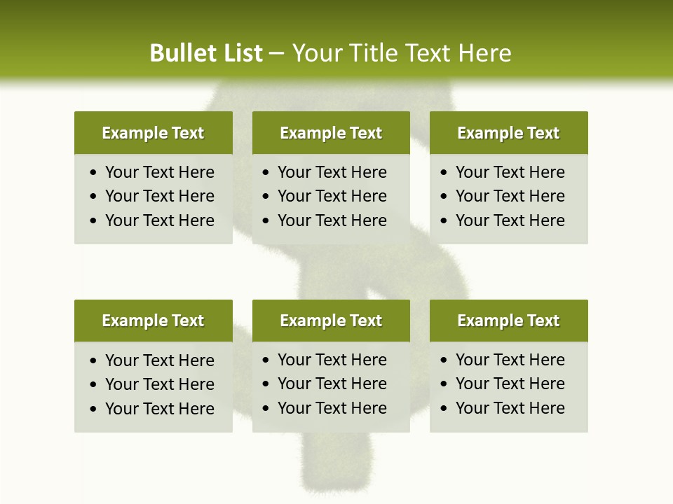 Campaign Slogan Ecological PowerPoint Template