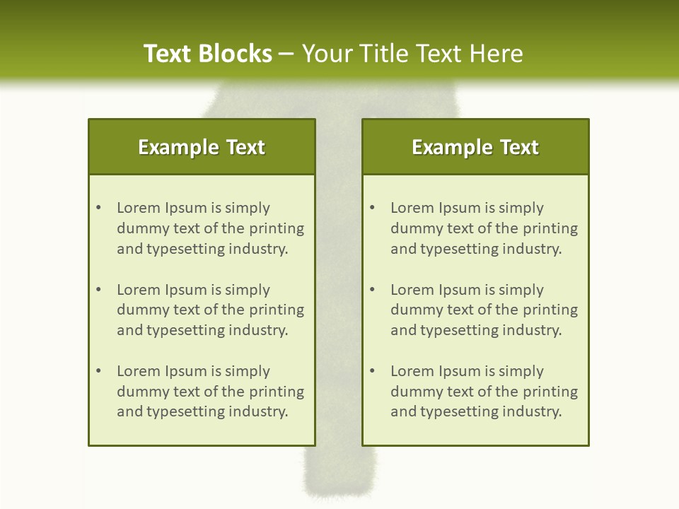Campaign Slogan Ecological PowerPoint Template