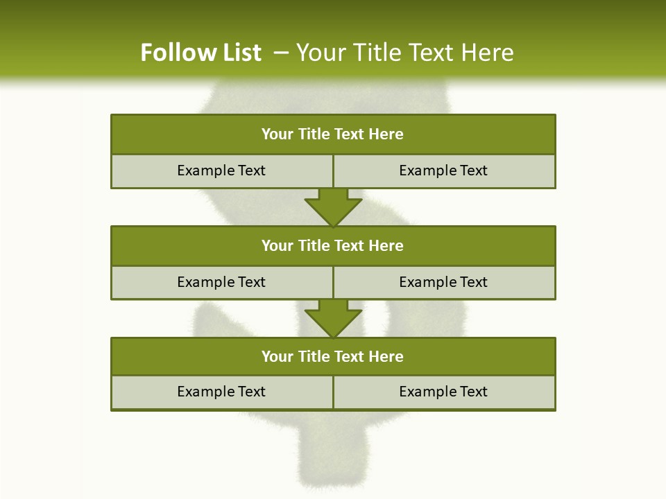 Campaign Slogan Ecological PowerPoint Template