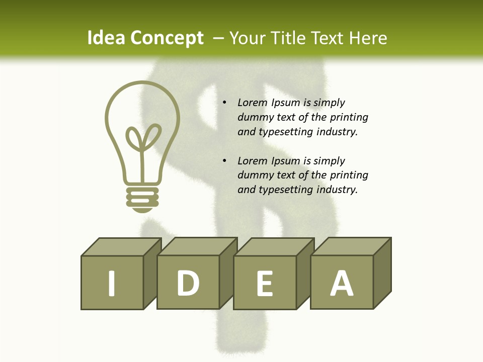 Campaign Slogan Ecological PowerPoint Template