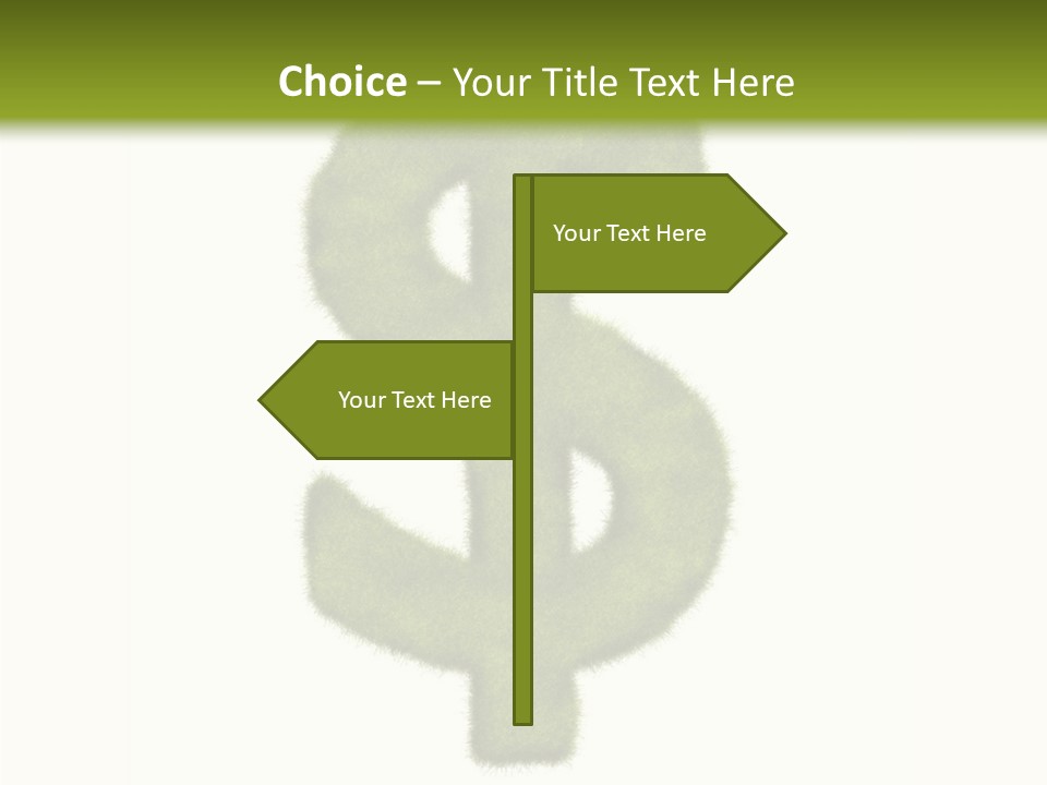 Campaign Slogan Ecological PowerPoint Template