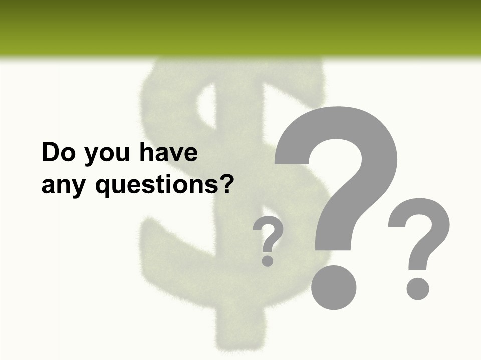 Campaign Slogan Ecological PowerPoint Template