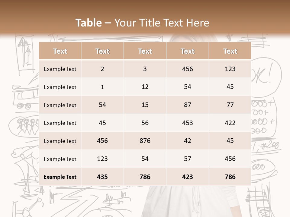 Sign Marker Businessman PowerPoint Template