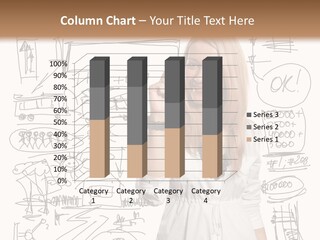 Sign Marker Businessman PowerPoint Template