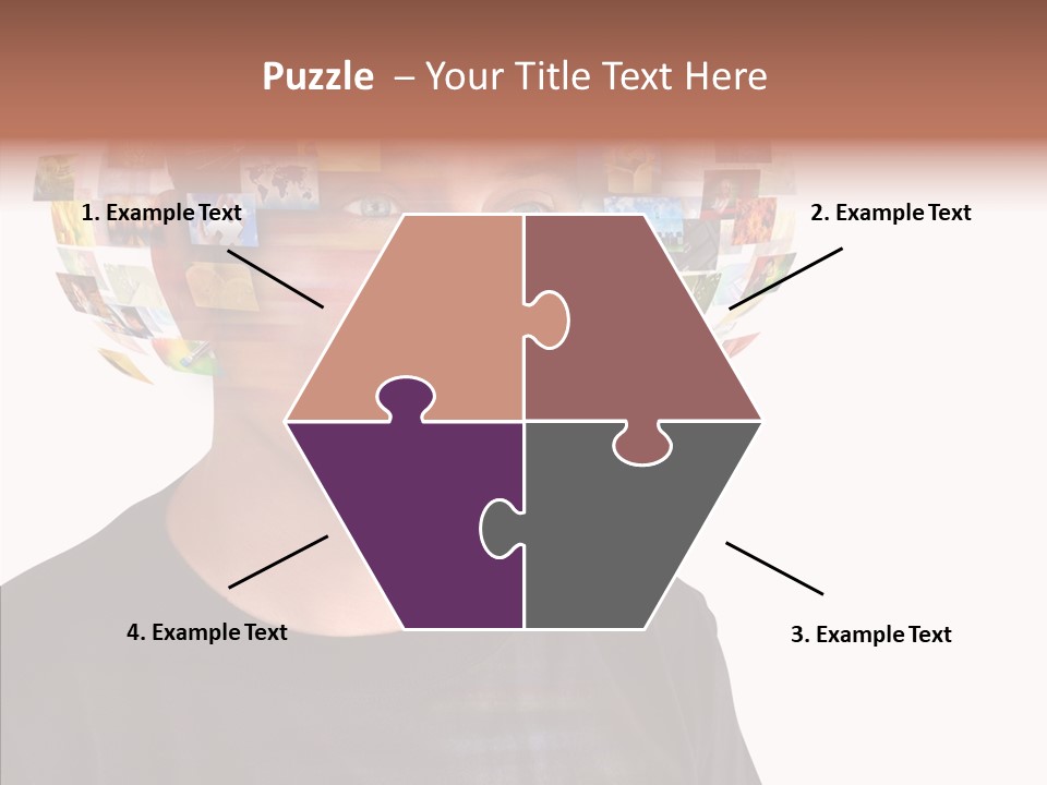 Gallery Person Screen PowerPoint Template