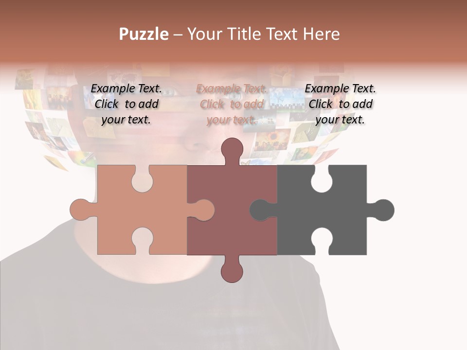 Gallery Person Screen PowerPoint Template