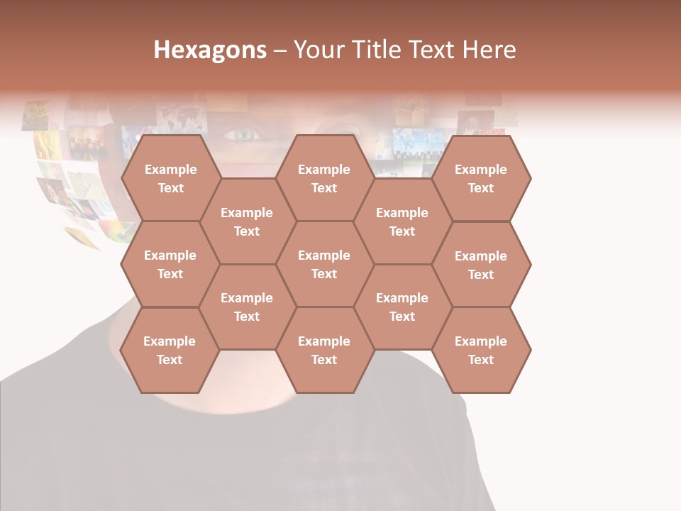Gallery Person Screen PowerPoint Template
