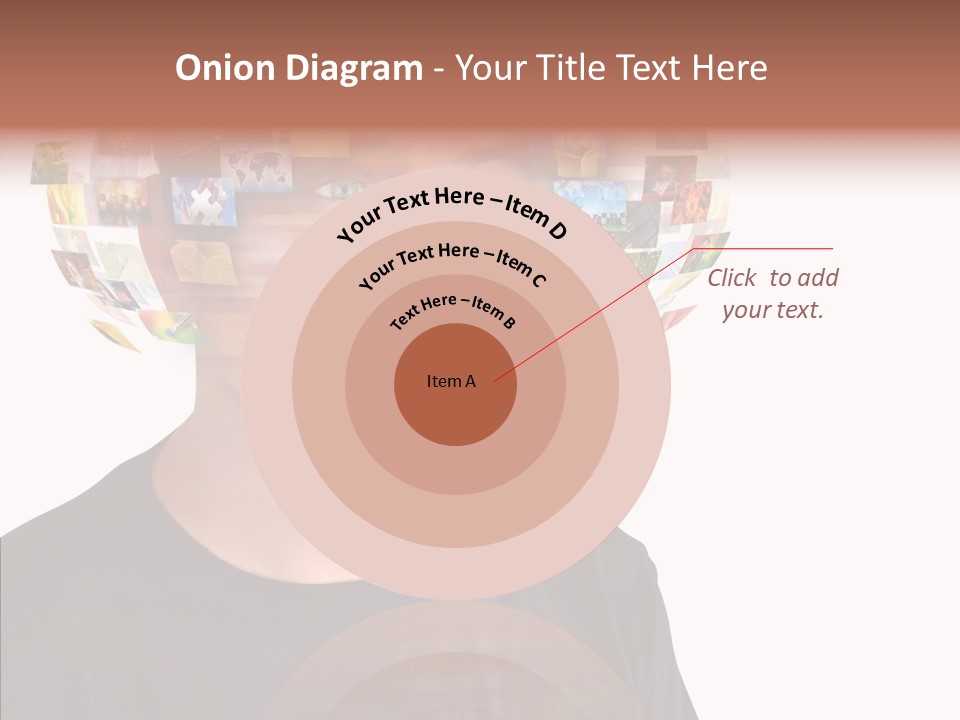 Gallery Person Screen PowerPoint Template