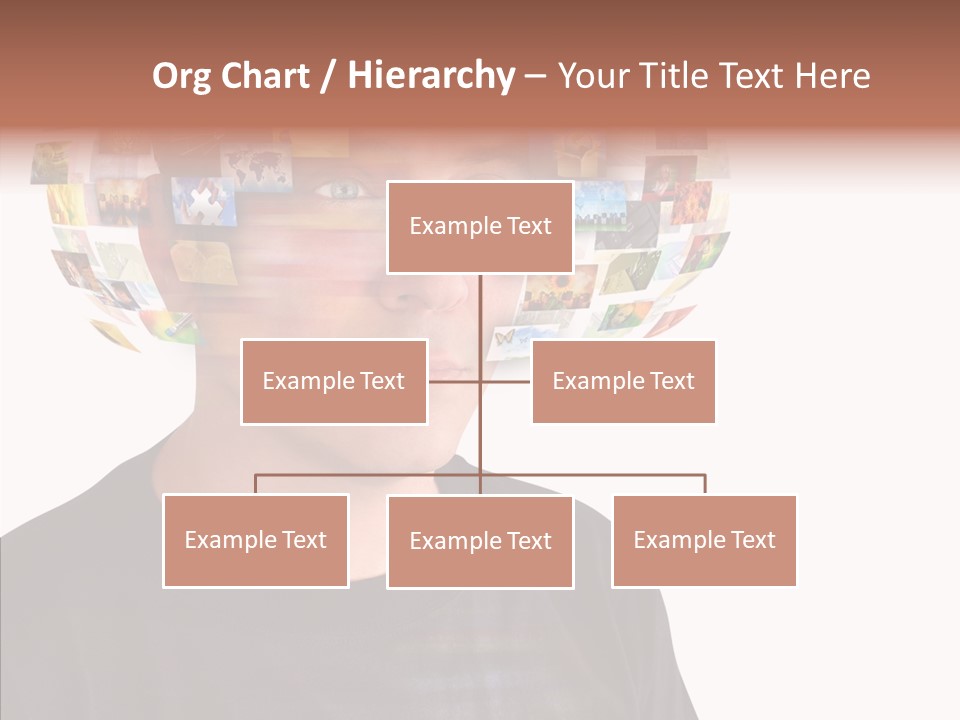 Gallery Person Screen PowerPoint Template