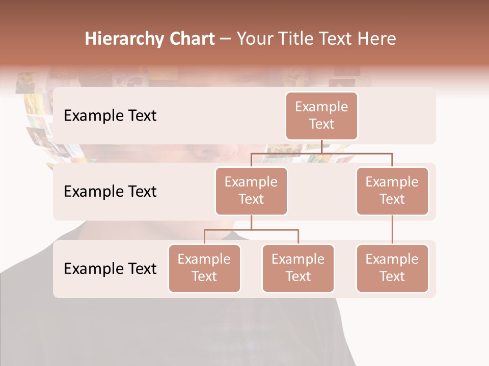 Gallery Person Screen PowerPoint Template
